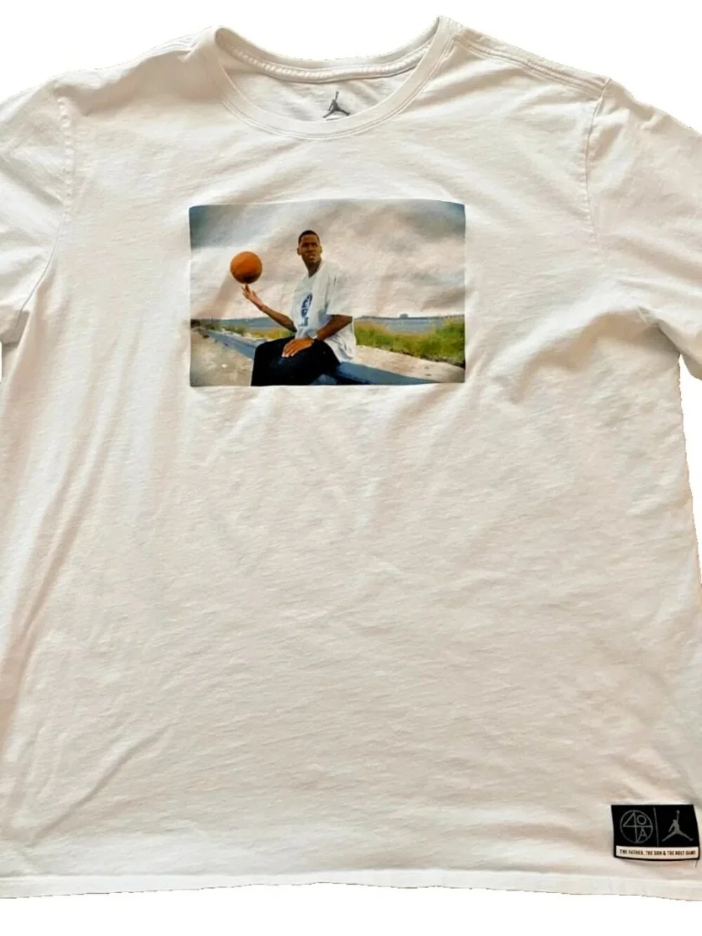 Jordan Brand Ray Allen Jesus Shuttlesworth He Got Game T-Shirt White Men's XXL